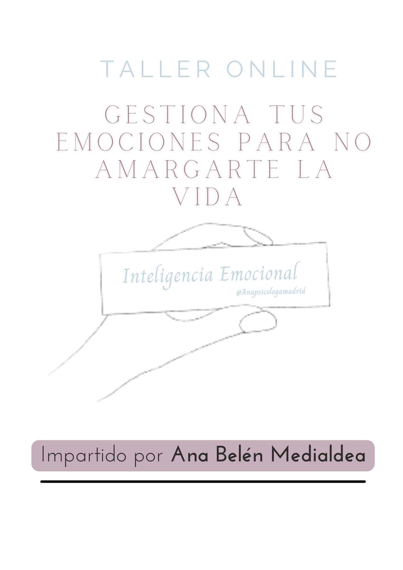 Gestiona tus emociones para no amargarte la vida